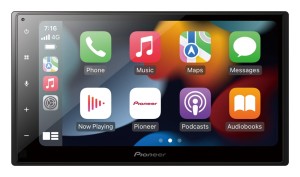 Pioneer SPH-DA360DAB - Stacja multimedialna 2-Din 6,8" WVGA, bez napędu, USB/AUX/Bluetooth/DAB/DAB+/WiFi (dla AA i CP), AM/FM RDS, Android Auto i Apple CarPlay (przewodowo/USB i bezprzewodowo/WiFi)