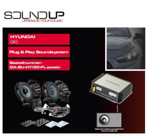 GLADEN SOUNDUP GA-SU-HYI30FL-PASSIV DEDYKOWANY PASYWNY KOMPLETNY ZESTAW AUDIO DLA HYUNDAI I30 2019+ POLIFT   