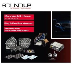 GLADEN SOUNDUP GA-SU-MB-205-BASIC DEDYKOWANY KOMPLETNY ZESTAW AUDIO DLA MERCEDES C, E GLC KLASA I PODOBNE