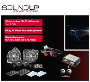 GLADEN  SOUNDUP GA-SU-MB-253-BASIC+ DEDYKOWANY KOMPLETNY ZESTAW AUDIO DLA MERCEDES GLC KLASA Z MBUX SERIE W253 I PODOBNE  