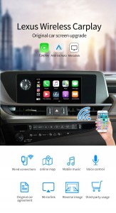 LEXUS CT, NX, ES, RX, GS, IS, LS, LC CARPLAY ANDROID AUTO MODUŁ  