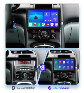 PEUGEOT 30008 RADIO NAWIGACJA 10,1" QLED ANDROID 12  6/128GB DSP CARPLAY LTE 