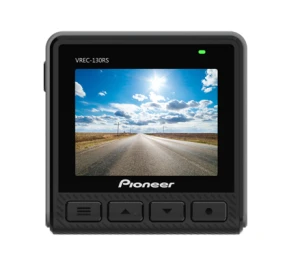Pioneer VREC-130RS 1-kanałowa (przednia) kamera samochodowa, Full HD, 30 kl./s. Szeroki kąt widzenia 132°.