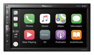 Pioneer SPH-EVO62DAB odtwarzacz multimedialny z ekranem dotykowym Clear 6,8'',  USB, Apple CarPlay®, Android Auto™, WebLink®, radio cyfrowe DAB/DAB+, Waze, Bluetooth® i 13-pasmowy korektor GEQ 