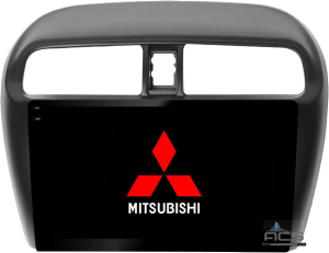 Mitsubishi Mirage Space Star Attrage od 2012r. w górę 9 Cala Ekran QLED 2K 1200 x 2000px MultiTouch Android 12 CPU 8x1,87GHz Ram8GB Dysk128GB DSP GPS OBD2 DVR DVBT BT Kamery 360 Stopni Port Sim LTE CarPlay