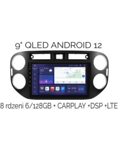 VOLKSWAGEN TIGUAN 1 EKRAN 9" QLED RADIO 2DIN ANDROID 12  6/128GB DSP CARPLAY LTE