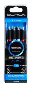Kabel Voice Kraft 7100 3m 2RCA-2RCA BLACK AUDIO