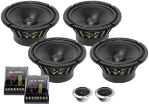 GLADEN ZERO PRO 165.2 DUAL Półaktywny 2-drożny system 6,5″ klasy High-End