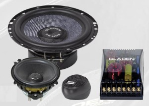 GLADEN RS 165.3 G2 3-drożny system 6,5″ wysokiej wydajności